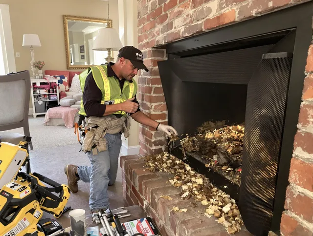 Safe screening installation by Bedford Chimney Sweep in Bedford, MA